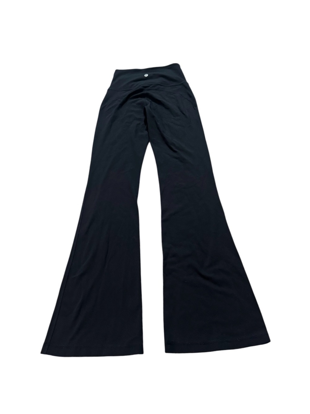 Lululemon Groove Super High Rise Flared Pant Nulu Black Size 2 Yoga Leggings - Picture 5 of 10